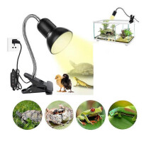 (EU Plug, One size) Uva Uvb Reptile Heat Lamp With Dimmable For Tortoise Lizards Snake