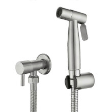 (silver, One size) Stainless Steel Toilet Bidet Sprayer, Bidet Sprayer Kit, Faucet Sprayer Shattaf Toilet Sprayer