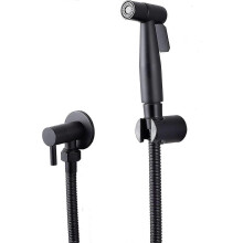 (Black, One size) Stainless Steel Toilet Bidet Sprayer, Bidet Sprayer Kit, Faucet Sprayer Shattaf Toilet Sprayer