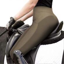 (L, Army Green) 2025 Wholesale Women Horse Riding Pants Equestrian Breeches Skinny Trousers