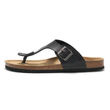 (44, One size) Couple Cork Slippers Male Summer Beach Sandals Fashion Sandals Casual flip-flops Women