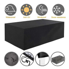 (150*120*71cm, One size) Outdoor Furniture Covers Waterproof Rain Snow Dust Wind-Proof Anti-UV Oxford Fabric Garden Lawn Patio Furniture Covers 20 Size optional