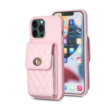 (For IPhone11, One size) For Iphone 11/12/13/14 Pro Max Wallet Mobile Phone Case Credit Card Slot Girl Women's Silicone Shockproof Mobile Phone Case