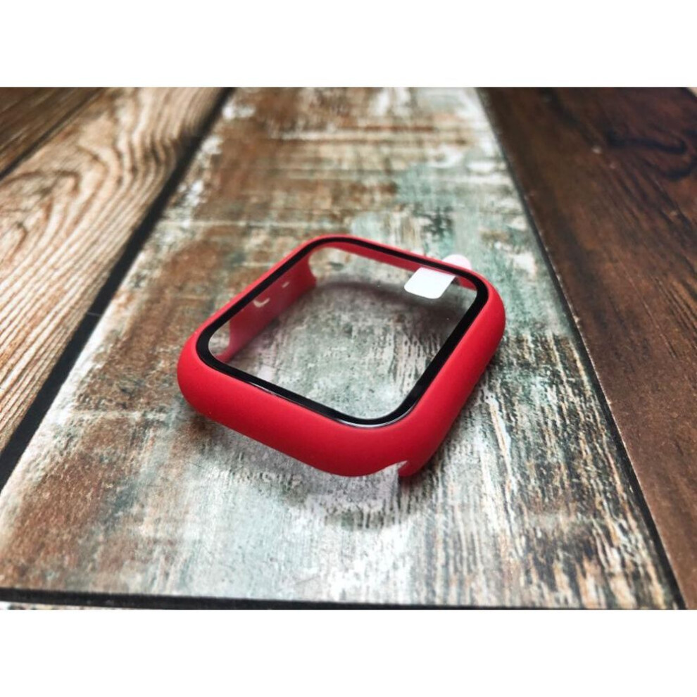 (red, 45mm) Tempered Glass Screen Protector For Apple Watch Series 8 7 6 5 4 Se 2020 Ultra 41mm 45mm 44mm 40mm 49mm 38mm 42mm Iwatch S7 Protective Film Protection
