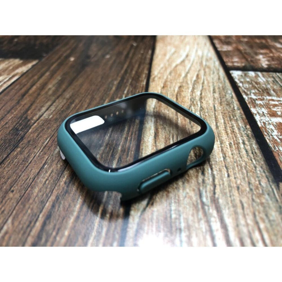(green, 41mm) Tempered Glass Screen Protector For Apple Watch Series 8 7 6 5 4 Se 2020 Ultra 41mm 45mm 44mm 40mm 49mm 38mm 42mm Iwatch S7 Protective Film Protection