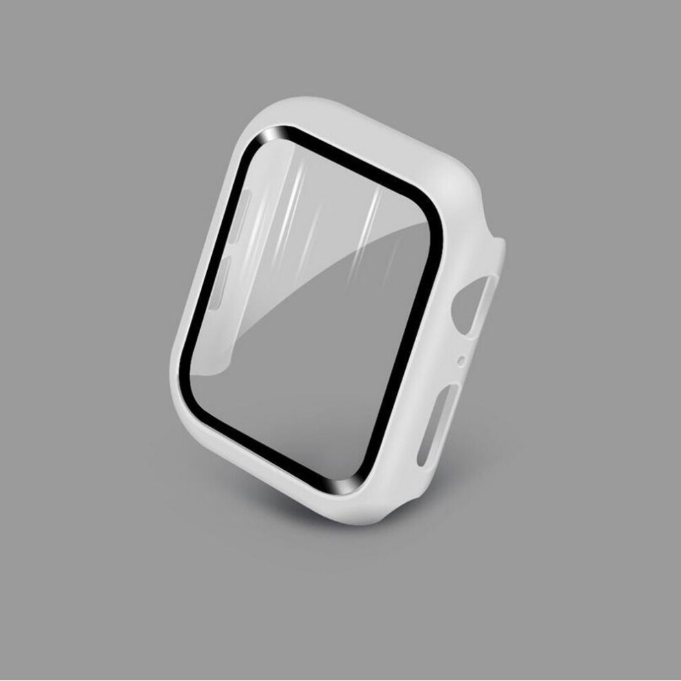 (white, 40mm) Tempered Glass Screen Protector For Apple Watch Series 8 7 6 5 4 Se 2020 Ultra 41mm 45mm 44mm 40mm 49mm 38mm 42mm Iwatch S7 Protective Film Protection