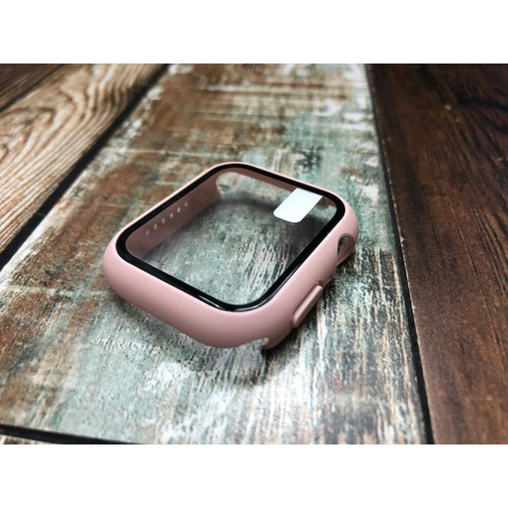 (pink, 40mm) Tempered Glass Screen Protector For Apple Watch Series 8 7 6 5 4 Se 2020 Ultra 41mm 45mm 44mm 40mm 49mm 38mm 42mm Iwatch S7 Protective Film Protection