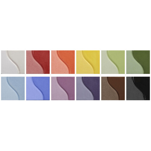 Sax True Flow Underglaze Set  2 Ounces  Acrylic  Assorted Colors  Set 1