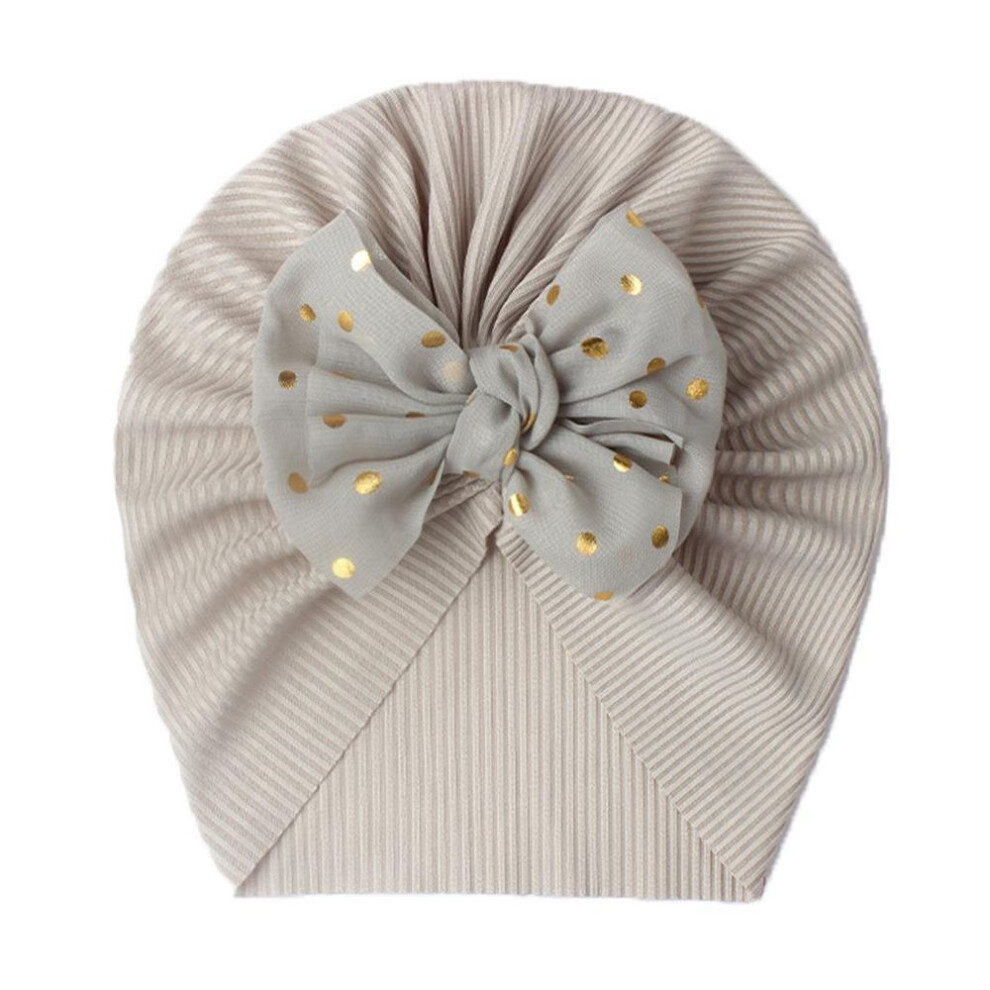 (grey) Baby Headband Summer Cute Floral Bows Baby Girl Headbands Elastic Bowknot Newborn Hair Band Turban Set Hair Accessories