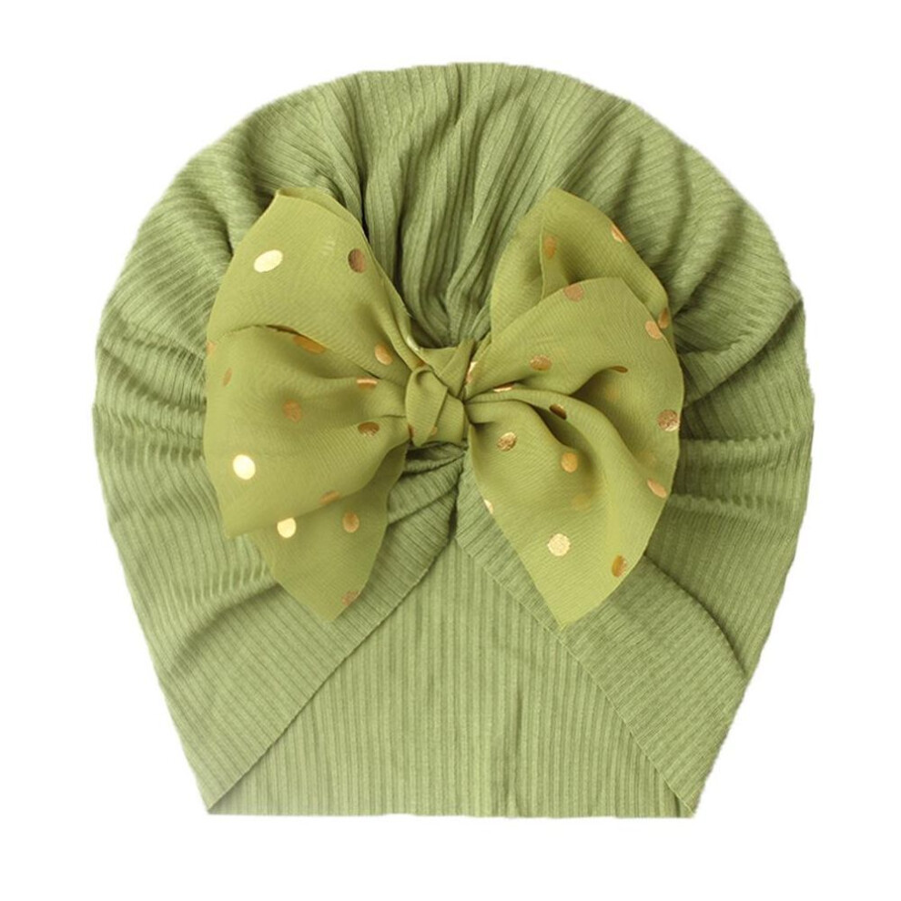 (green) Baby Headband Summer Cute Floral Bows Baby Girl Headbands Elastic Bowknot Newborn Hair Band Turban Set Hair Accessories