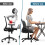 (grey) Support Pillow and Seat Cushion Ergonomic Coccyx 3