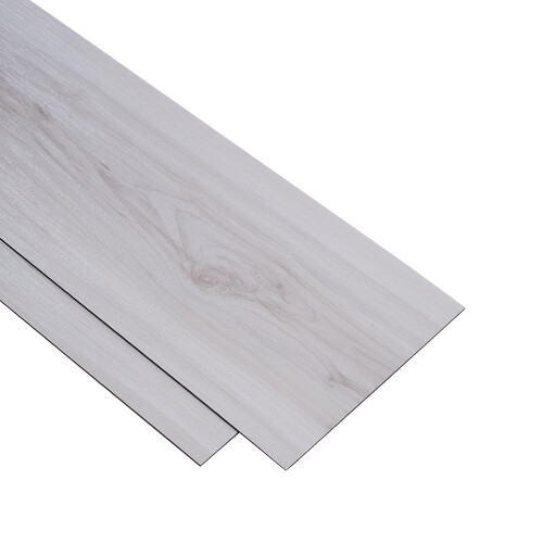 Living And Home 36Pcs White Rustic Wood Grain Self-adhesive PVC Flooring 2