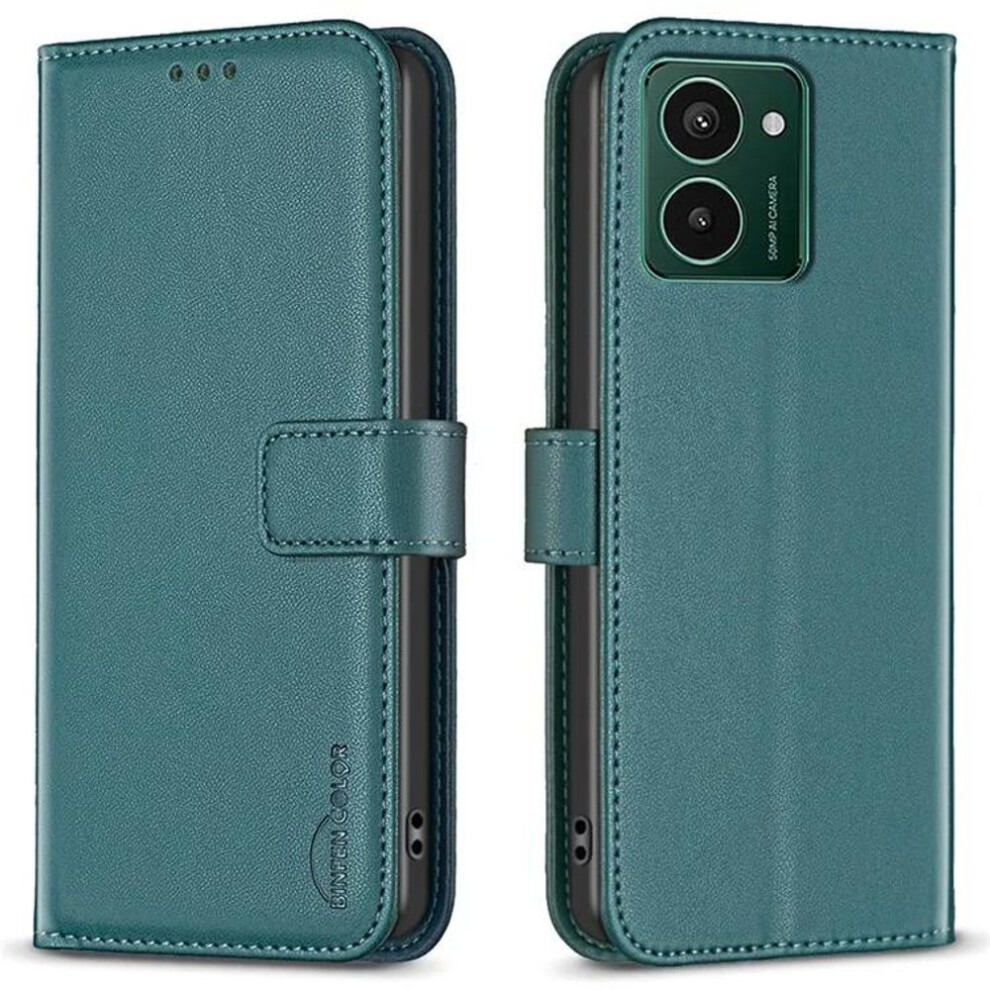 (as the picture) Color Bf17 For Hmd Pulse Pro Case Pu Leather Wallet Flip Phone Cover - Dark Purple