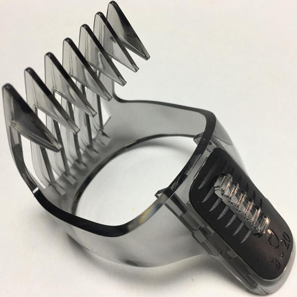 (black, 3-20mm) Clipper Head Trimmer Replacement For Philips COMB QG3320 QG3340 QG3321 QG3380 QG3381 QG3383 QG3387 QG3388 QG3392 QG3398 QG3393 QG3396