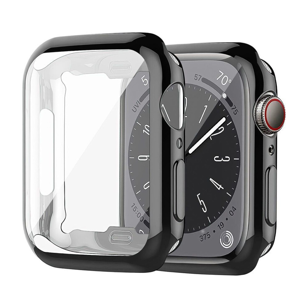 (black, Apple Watch Series 10 42mm) Tpu Case Screen Protector For Apple Watch Series 10 42mm 46mm Ultra-thin Scratch Resistant Full Protective Cover