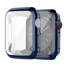 (midnight blue, Apple Watch Series 10 42mm) TPU Case Screen Protector for Apple Watch Series 10 42mm 46mm Ultra-Thin Scratch Resistant Full Protective Cover