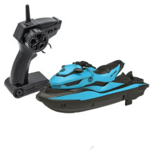 (blue, One size) RC Boat High Speed Jet-ski Electrical Remote Control 2.4g Radio Large Model Remote Control Boat Remote Control Model Toys Rc Boat Speed Multi-color O