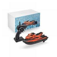 (orange, One size) RC Boat High Speed Jet-ski Electrical Remote Control 2.4g Radio Large Model Remote Control Boat Remote Control Model Toys Rc Boat Speed Multi-color O