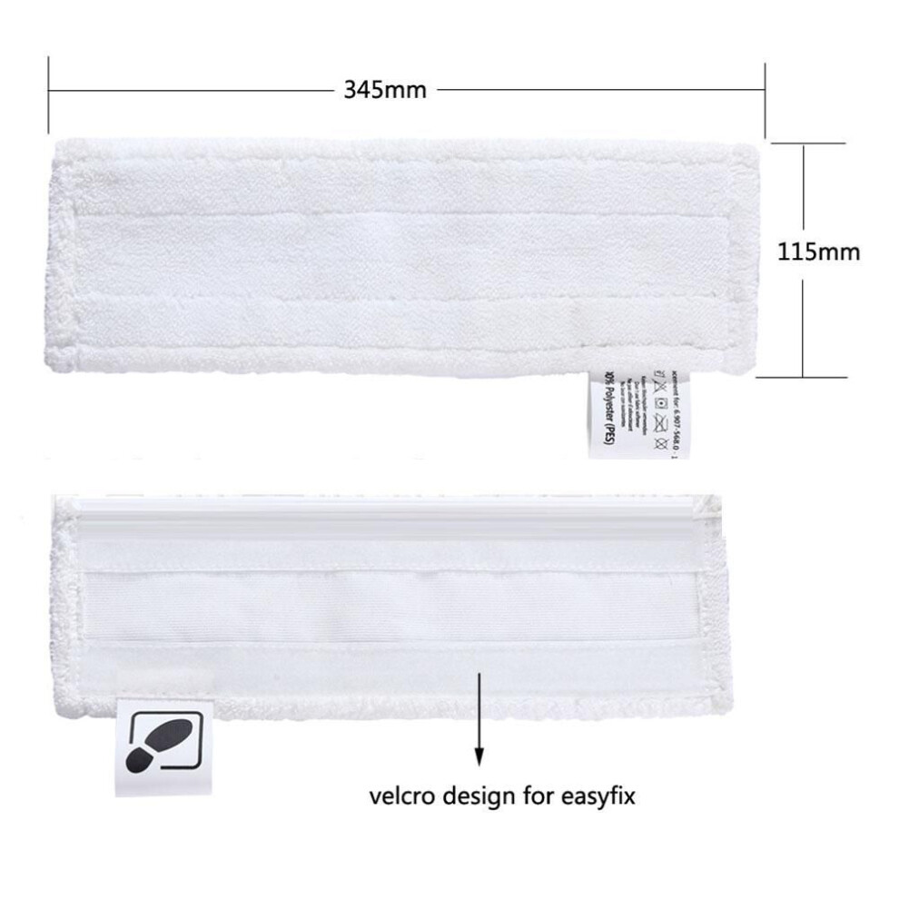 3pcs Steam Cleaner Floor Cloth Pads For Karcher Easyfix Sc1 Sc2 Sc3 Sc4 Sc5