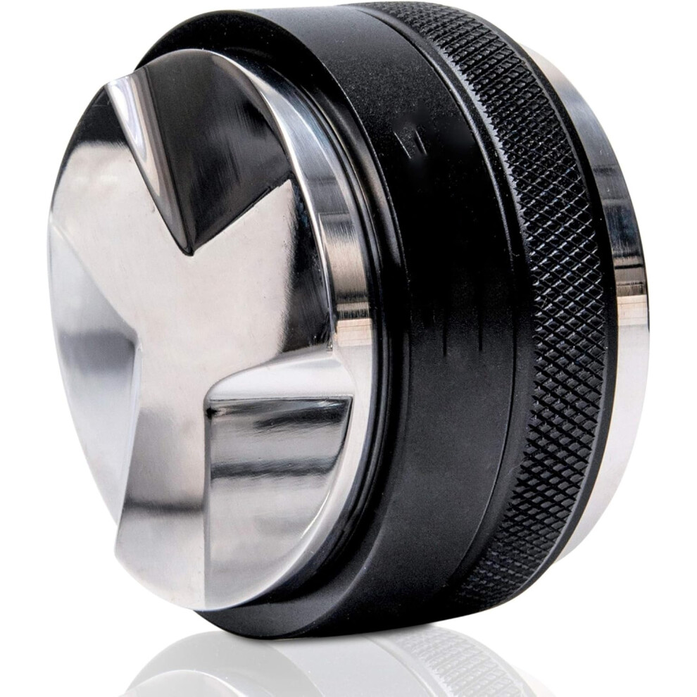 53.3mm Coffee Distributor & Tamper, Works with Breville and Sage 54mm Portafilters, Espresso Hand Tampers