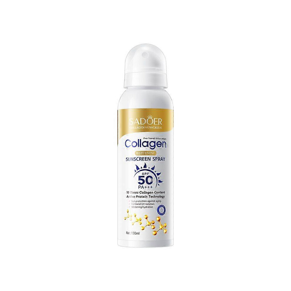 Collagen Anti-Wrinkle Whitening Spray Sadoer Sunscreen Makeup Primer Sunscreen Lotion