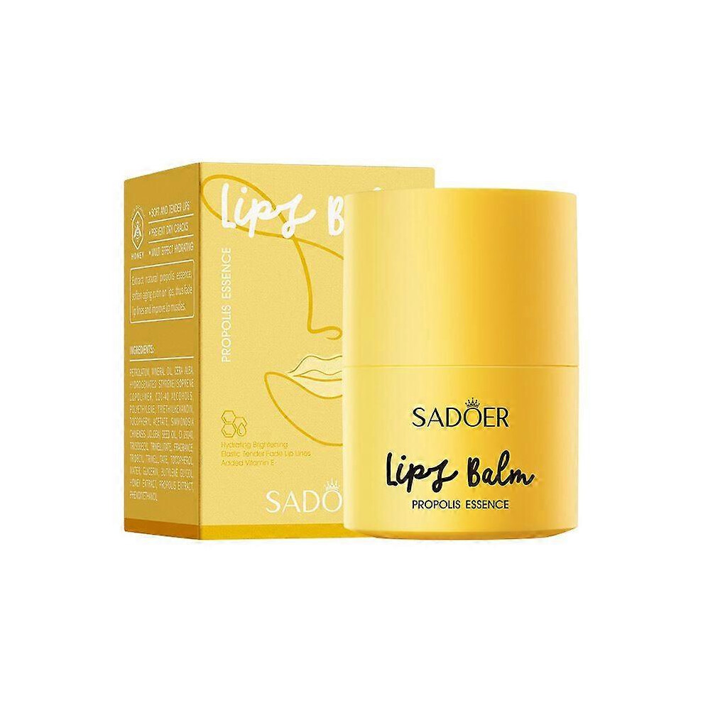 Propolis Vitamin E Lip Balm Sadoer Hydrating, Nourishing And Moisturizing Autumn And Winter Lip Balm
