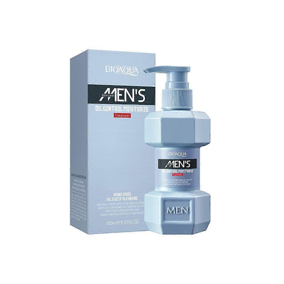 Men Oil Control Moisturizer Facial Cleanser Bioaoua Cleansing Facial Cleanser