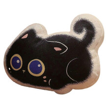 (run, One size) Black Cat Pillow Girls Dormitory Sleeping Plush Toy Cat Office Home Sofa Cushion