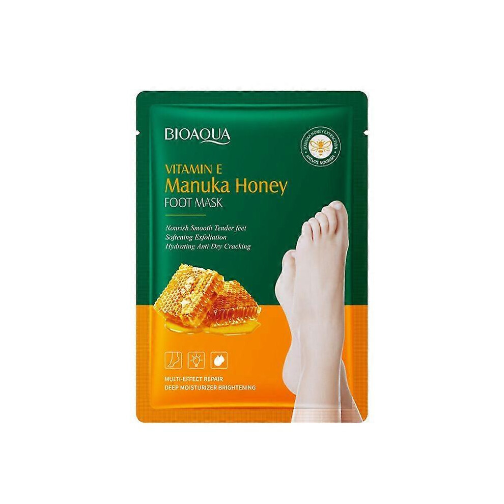 All Manuka Honey Foot Mask Bioaoua Vitamin E Nourishing Autumn And Winter Foot Mask