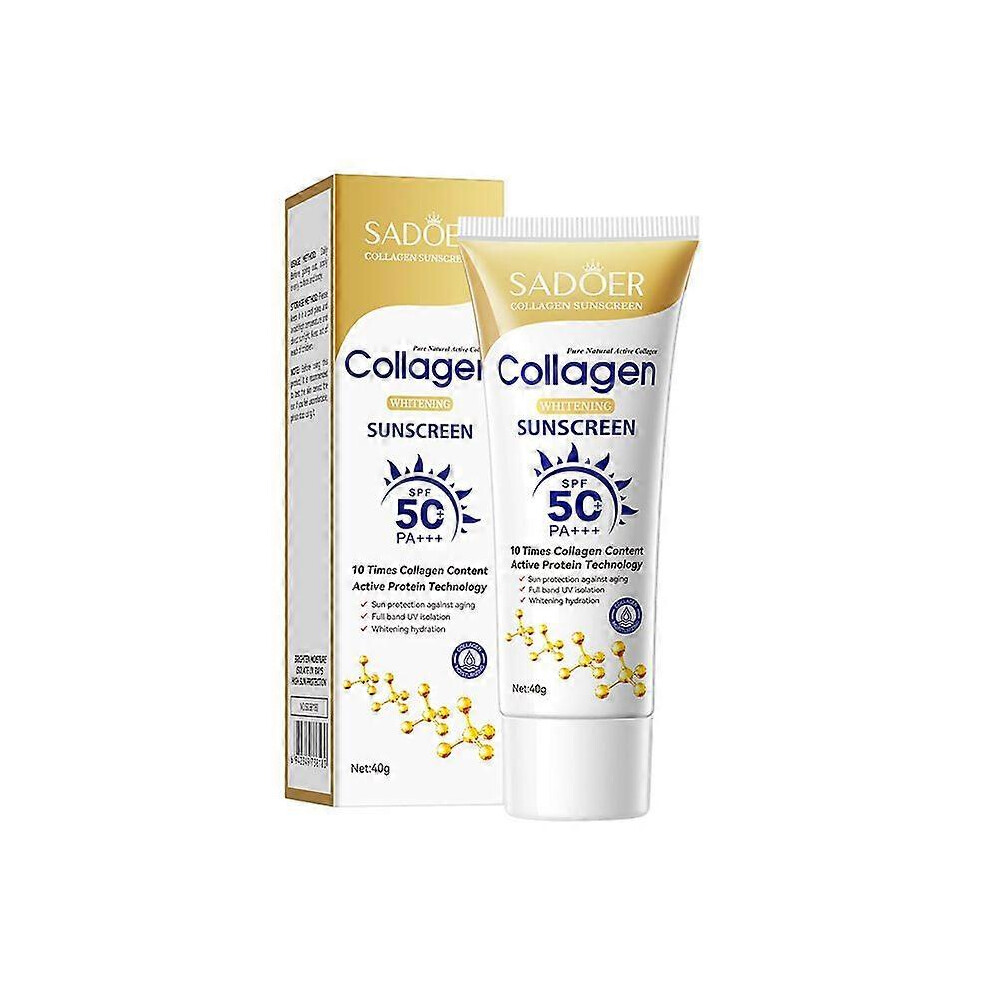 Collagen Whitening Sunscreen Sadoer Anti-Wrinkle Uv Protection Sunscreen Lotion