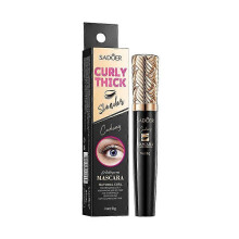 Curling Waterproof Mascara 8G Sadoer Thick Shaping Makeup Mascara