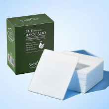 Avocado Portable Cotton Puff Sadoer Soft Makeup Remover Pure Cotton Makeup Towel