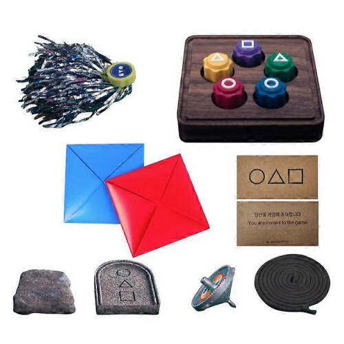 Squid Game 2 Korean Gong-gi Game Folk Game Set 1
