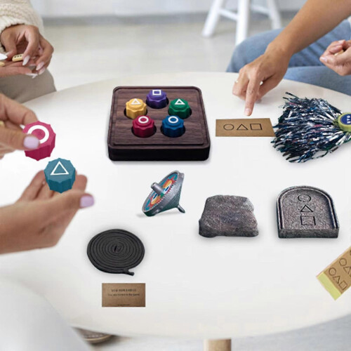 Squid Game 2 Korean Gong-gi Game Folk Game Set 2
