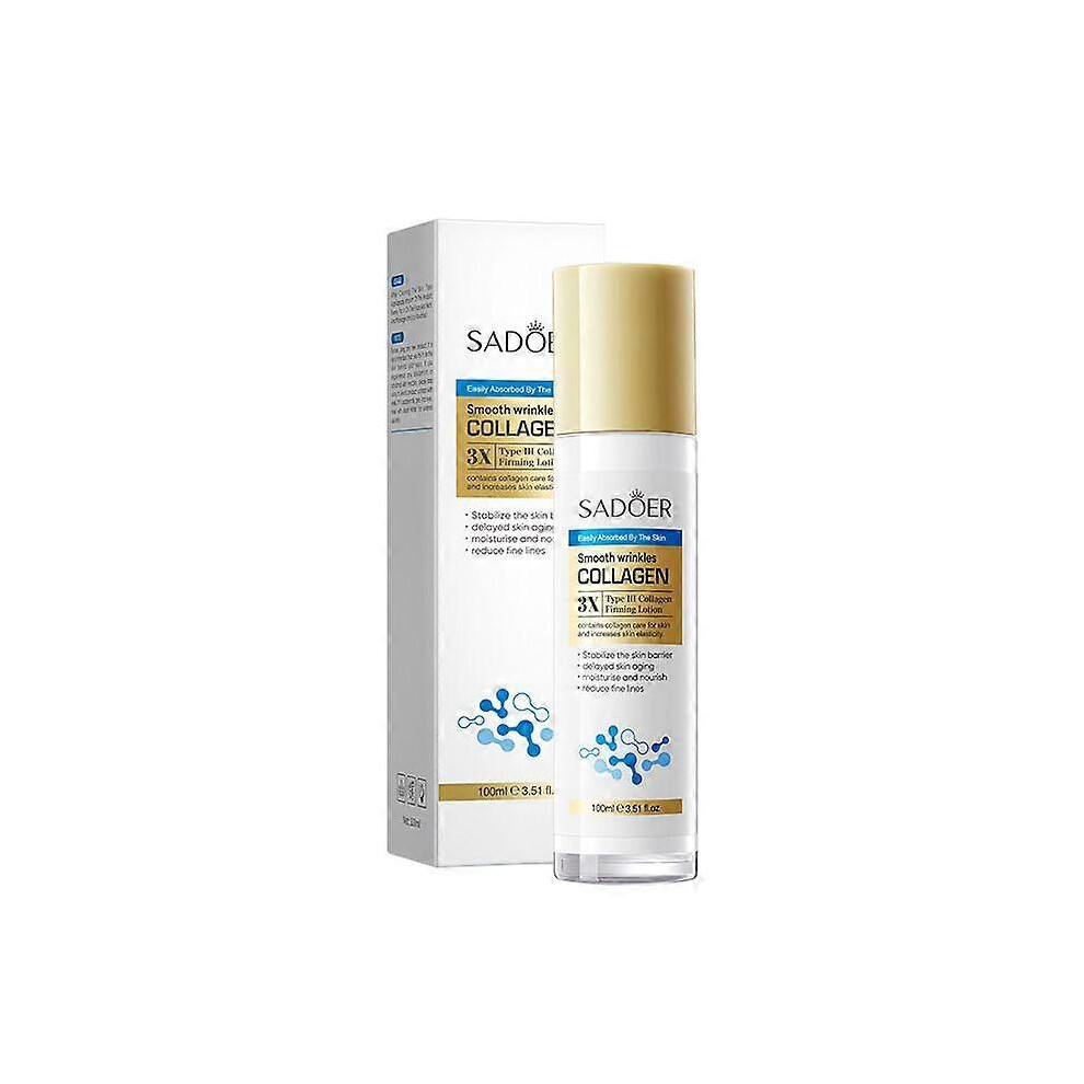 All Three-Type Collagen Stroking Lotion Sadoer Moisturizing Hydrating Toner And Lotion Cross-Border