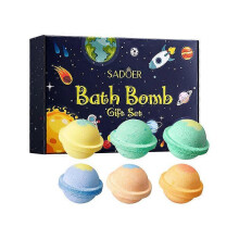 All Planet Bath Salt Ball Gift Set Sadoer Clean Body Bath Salt Ball Cross-Border Trade Wholesale