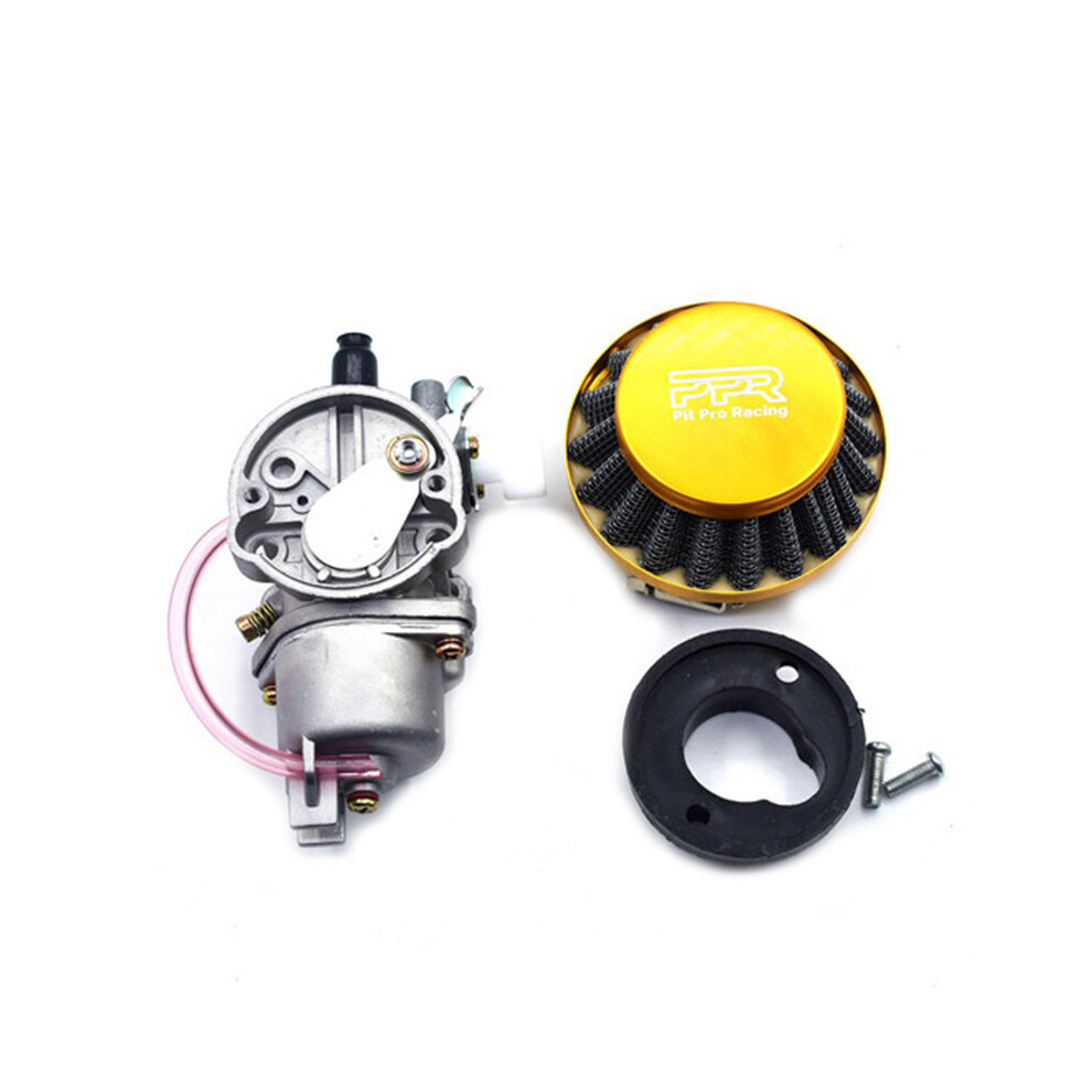 (-Ppr) Carburetor With 44Mm Air Filter For 47Cc 49Cc Mini Motor Dirt Pit Pocket Bike Atv Quad Go Kart Gold 6935462398027