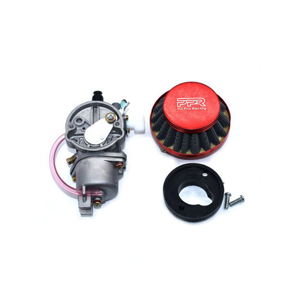 (-Ppr) Carburetor With 44Mm Air Filter For 47Cc 49Cc Mini Motor Dirt Pit Pocket Bike Atv Quad Go Kart Red 6935462398034