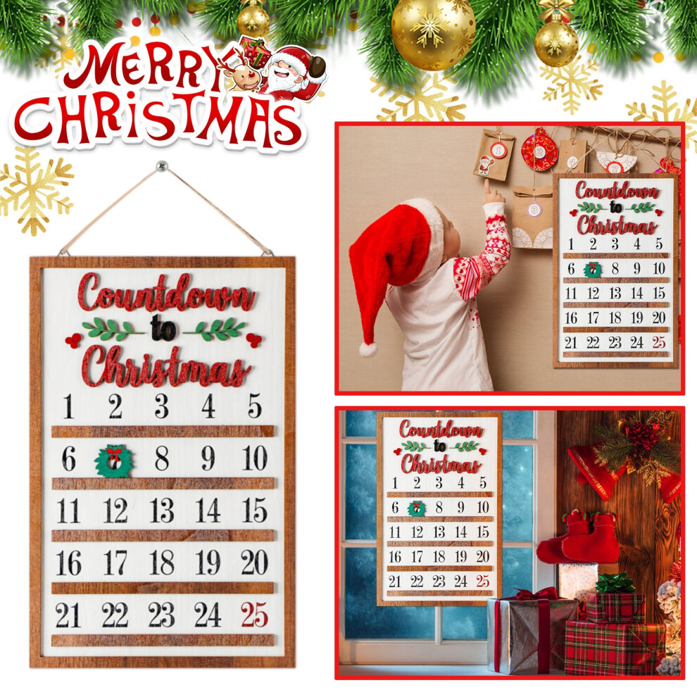 (A, One Size) Christmas Hanging Decor Countdown Calendar Decorative Taylor Hangings Advent Calendar for Music Lover