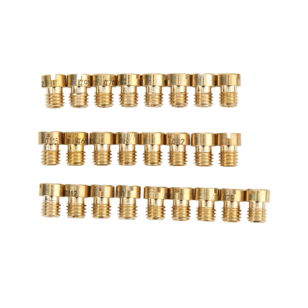 (25Pcs) 25Pcs Carburetor Main Jet Set 55 - 115 M5 Replacement Thread For Dellorto Carburetor Phbg Nozzle 6935462398102