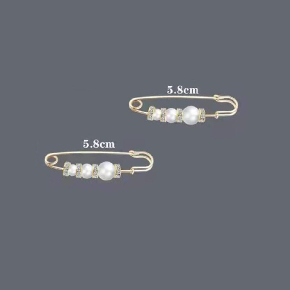 (silver) Pin Dress Rhinestone Decoration Buckle Jewelry Brooches For Men Women Brooch Hijab