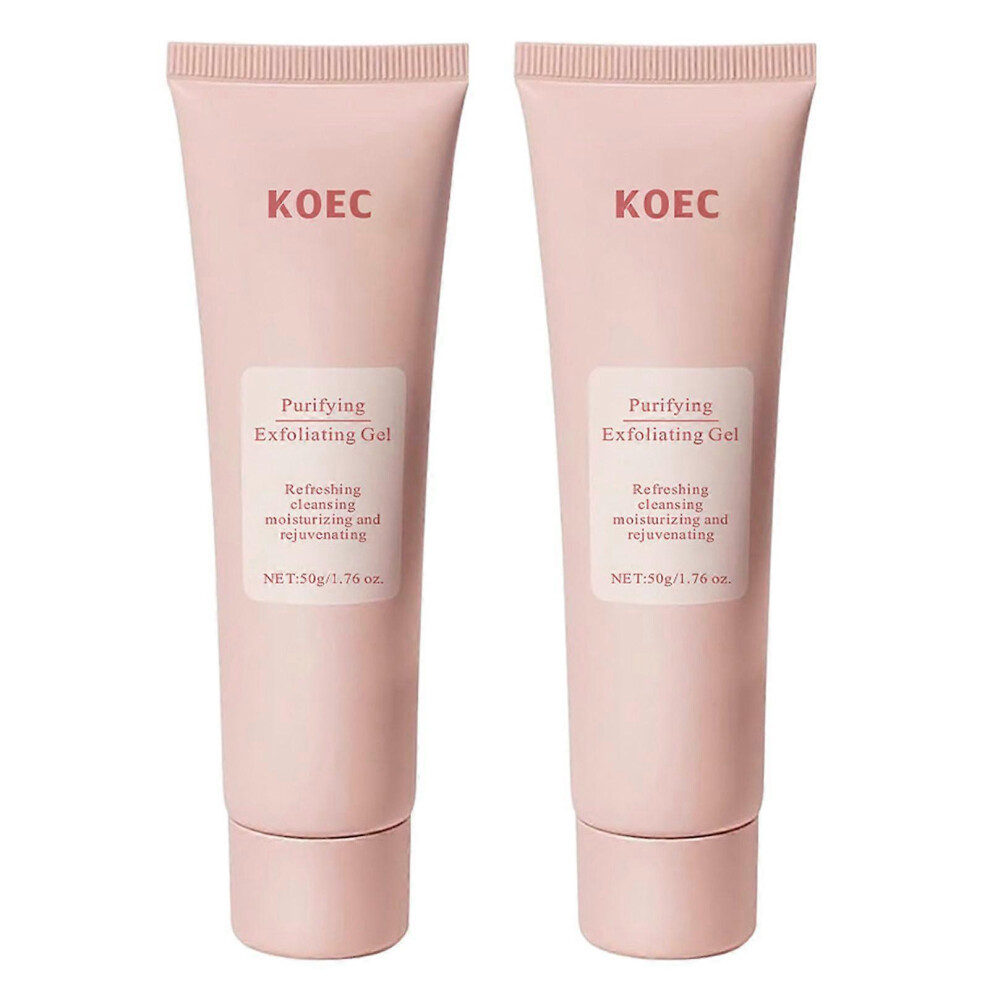 (2pcs, KOEC) Purifying Enzymes Exfoliating Gel Exfoliating Face Scrub Face Exfoliators Dead Skin Remover for Women