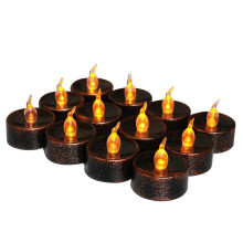 (Round, One size) 12pcs Halloween Candles Light Halloween Candle Lamp Flameless Candles Flickering Candle Lights Halloween Decorations For Halloween Christmas Home Deco