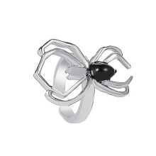 (Silver, One size) Spider Ear Clip Halloween Ear Clip For Teen Girls Minimalist Piercing Studs Trendy Earrings Multi Piercing