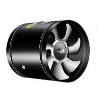 (100mm black, One size) Super Suction Multifunctional Powerful Mute Exhaust Fan, Bathroom Vent Fan