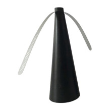 (Black, One size) Fly Fan Portable Lightweight Fly for Camping Trips Household Party Black