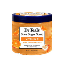 Dr Teal's Shea Sugar Body Scrub Vitamin C 19 oz