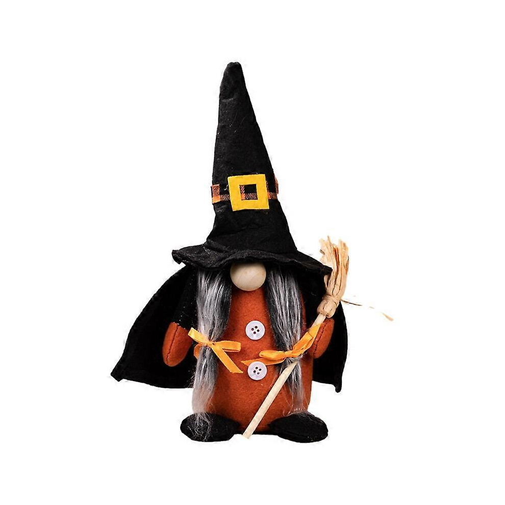 (Female, One size) Halloween Decoration Halloween Gnomes Plush Halloween Gnome Halloween Gnomes Plush Witch Gnome Faceless Witch Gnome(1pcs-image-OPC-PG5H6BJ-NEW
