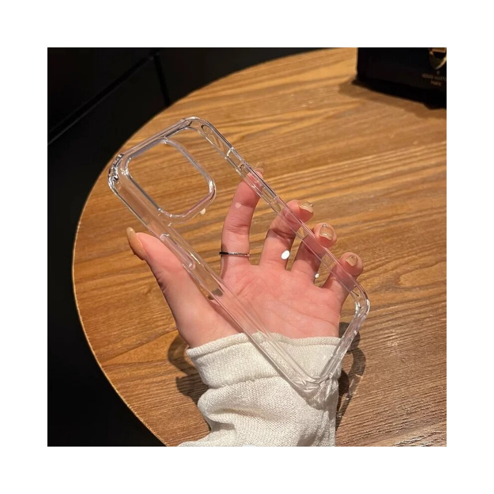 (16 Pro) Transparent Case For iPhone 15 and 16+ Free Gift