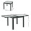 Outsunny Outsunny Extendable Outdoor Dining Table Patio Table, Clear 3